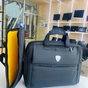 🚀 کیف لـپ‌تـاپِ هـمـه‌کـاره! 🚀  کـولـه + بند دسـتی + دوشـی 👌  🔌 پـورت USB شـارژر خارجی 🔋